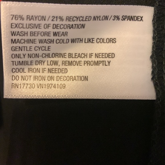 Wild Fable Black Stretch Peek-A-Boo Lace Mini Skirt with belt loops - Picture 4 of 4